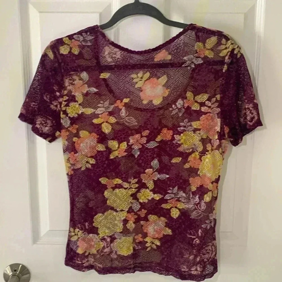 Kimchi Blue lace floral top - Picture 2 of 6